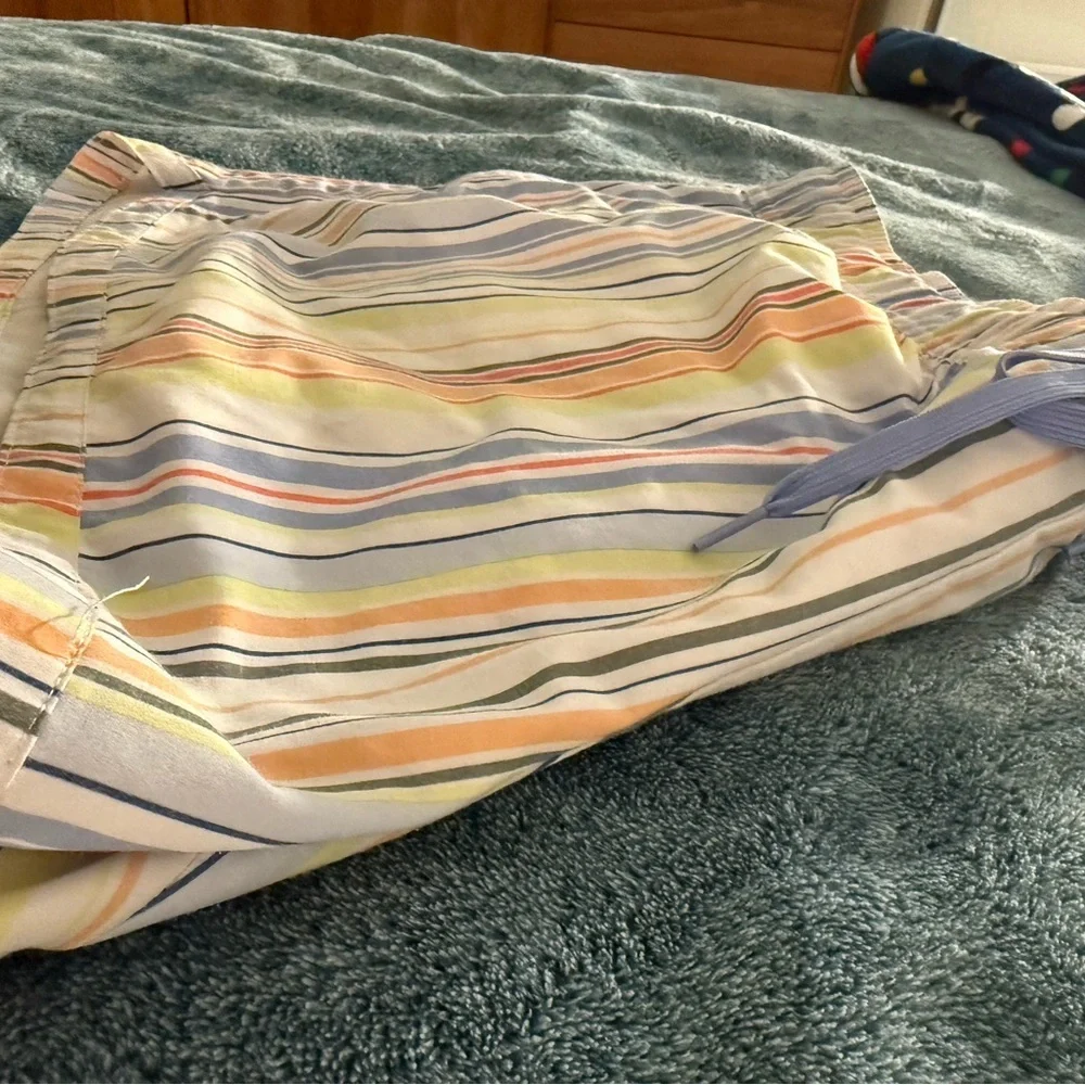 prAna Shorts Womens XL Mariya Striped Multi Stripes Swim Beach Outdoor Hybrid - Picture 10 of 13